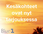 Blue1 kes�kohteet tarjouksessa