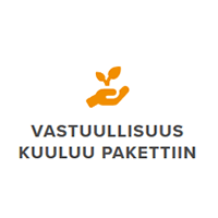 Vastuullisuus kuuluu pakettiin